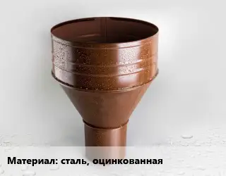 Воронка сталь, оцинкованная